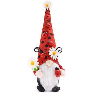 Ladybug Gnomes Ladybug Kitchen Tiered Tray Decor Ladybird Gnomes Plush Swedish